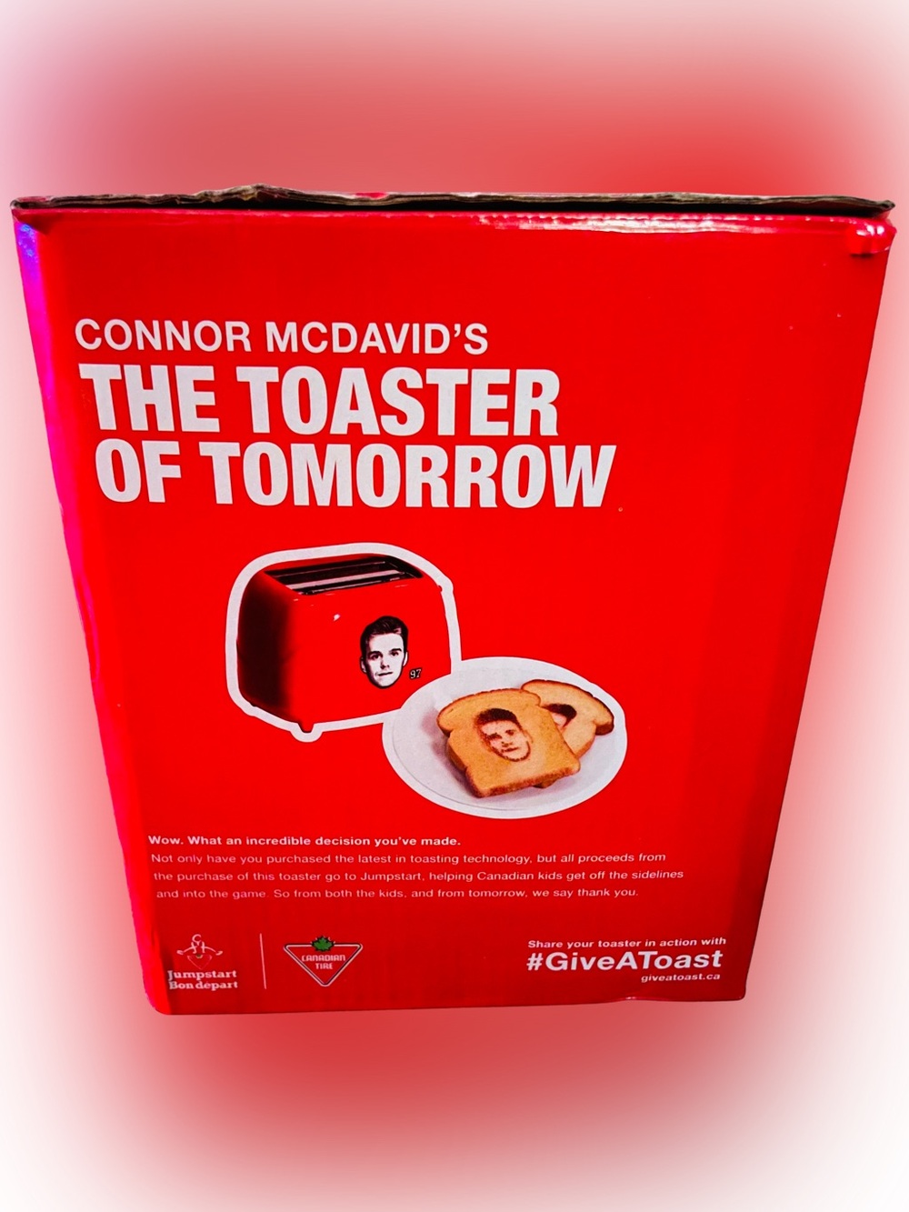 2017 Rare Limited Edition Connor McDavid NHL The Toaster of Tomorrow